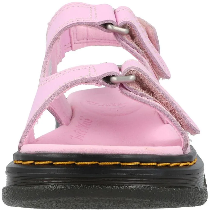 Dr Martens Virden J Pale Pink Leather Sandals