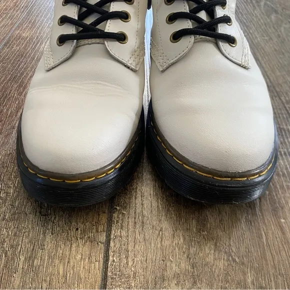 dr. martens zavala white combat boot