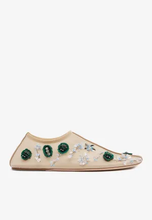 Embla Beaded Ballet Flats