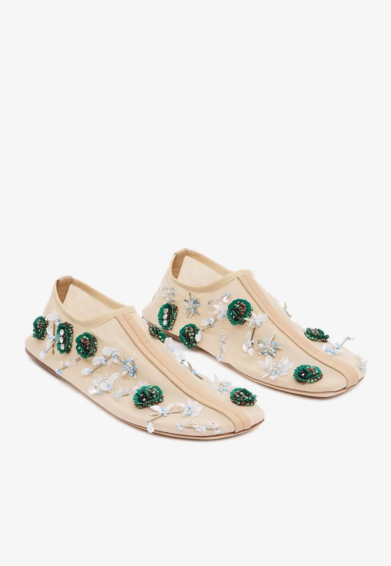 Embla Beaded Ballet Flats