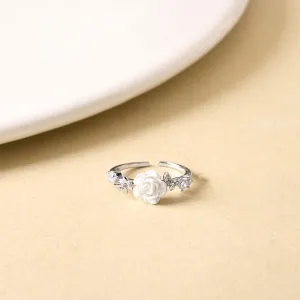 Enchanted Rose Garden Silver Ring