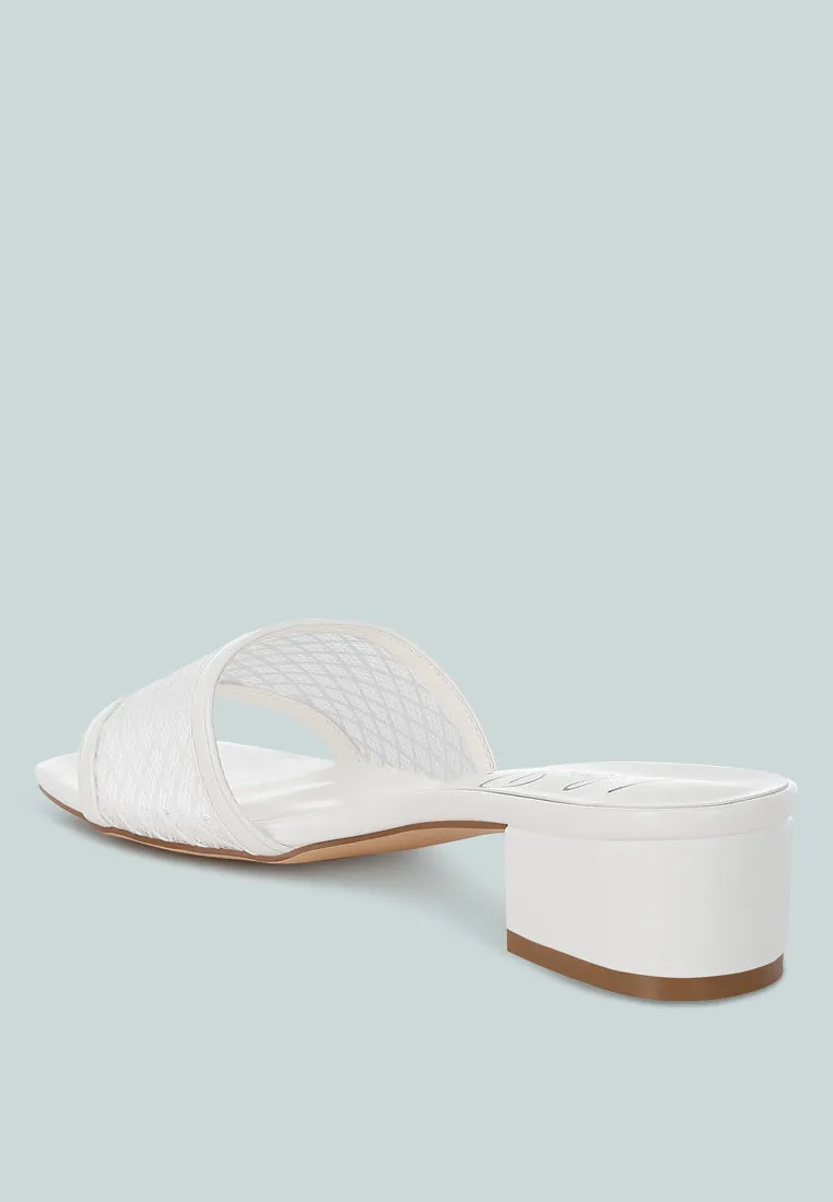 Faria Slip-On Low Block Heels