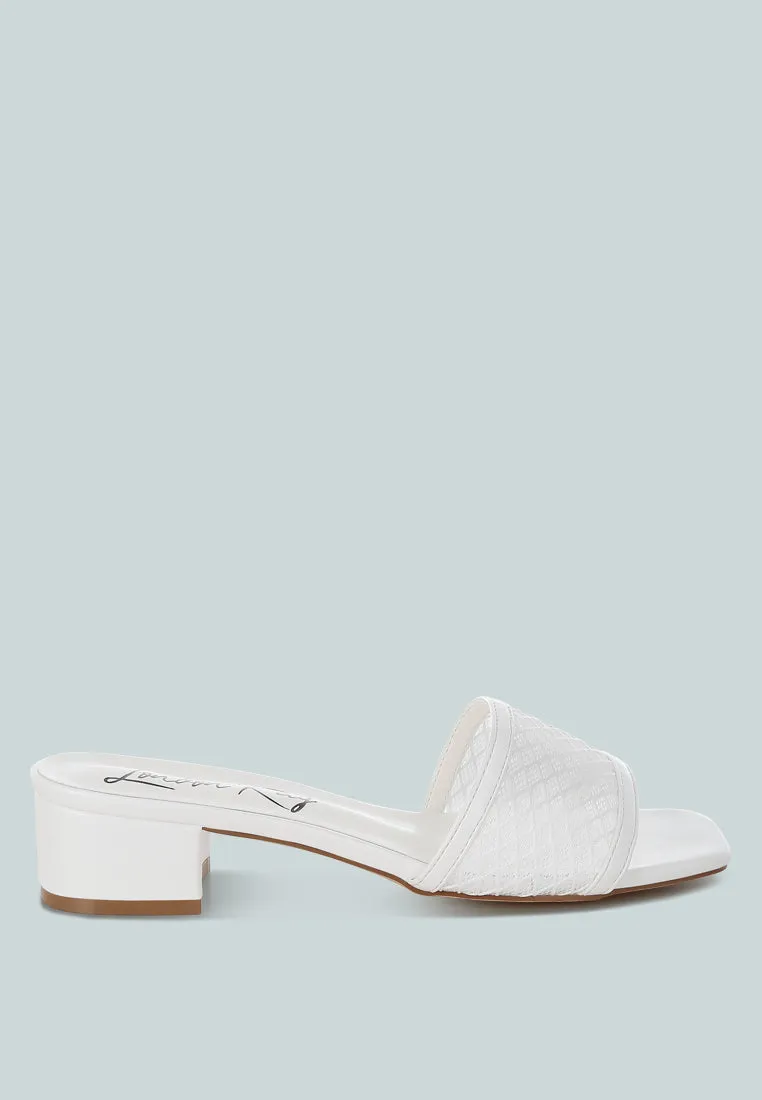 Faria Slip-On Low Block Heels