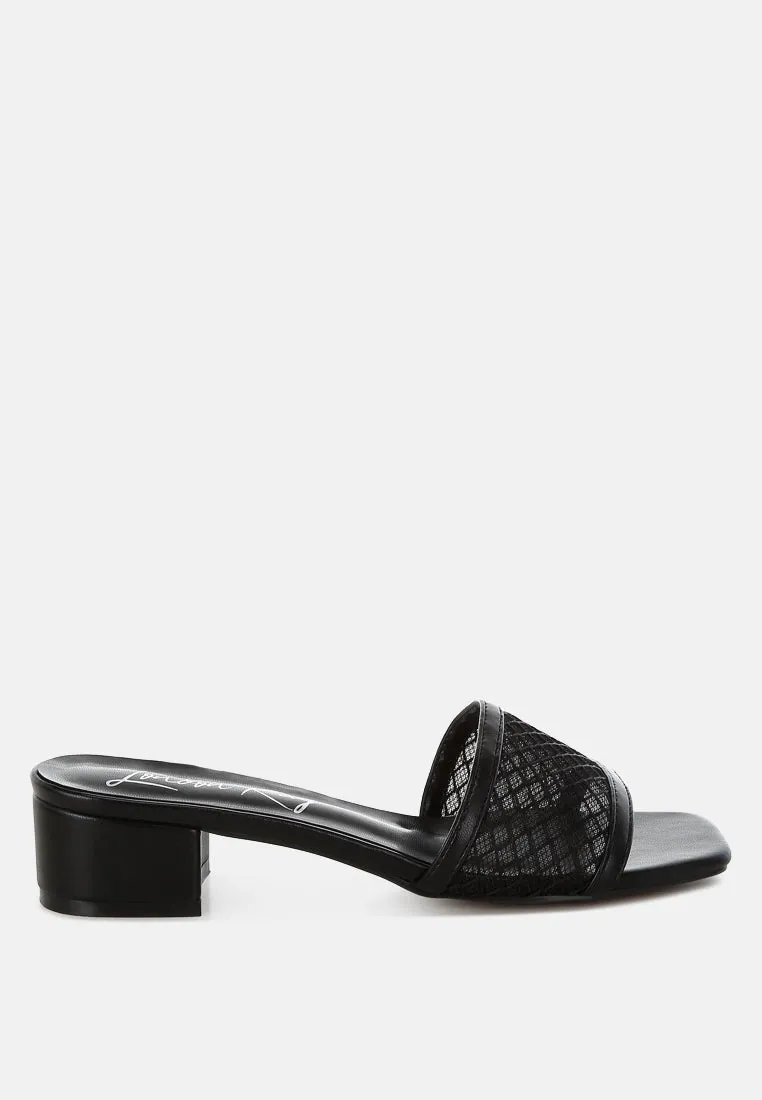 Faria Slip-On Low Block Heels