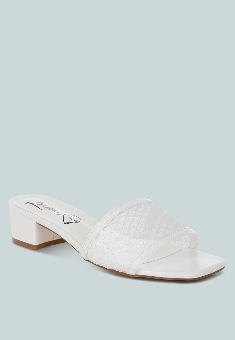 Faria Slip-On Low Block Heels