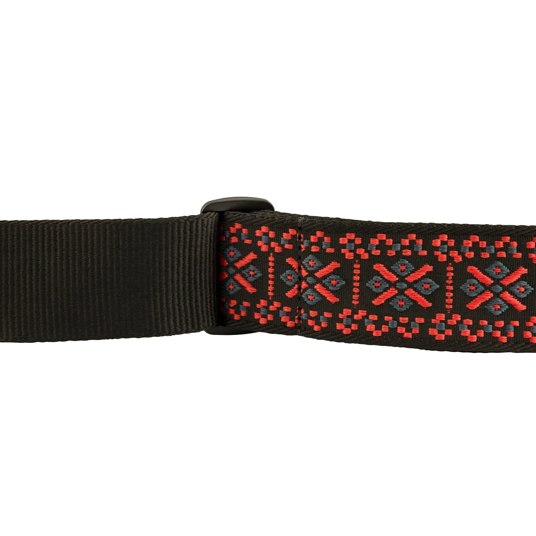 Fender Pasadena Woven Guitar Strap, Lattice Red