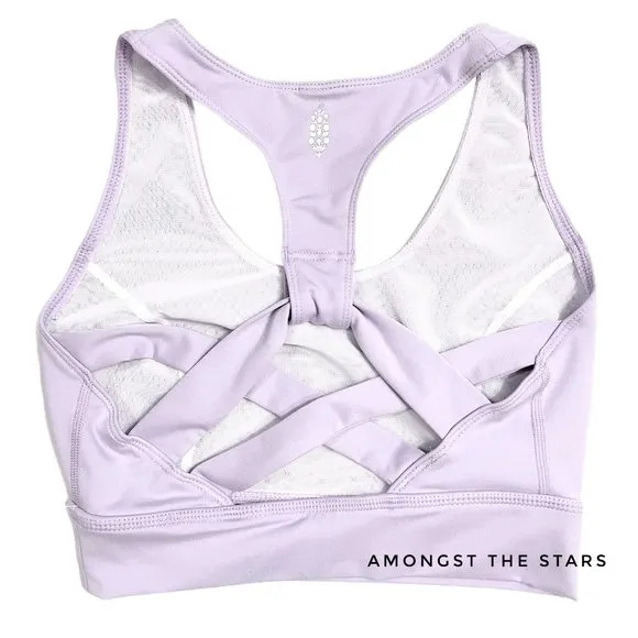 Free People Lightning Synergy Crop Sports Bra