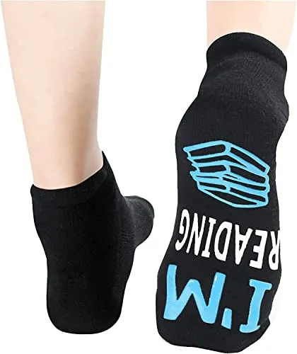 Funny Socks, Crazy Socks, Cool Socks, Silly Socks for Women, Men, Teens, Book Lovers Gifts for Students, Book Gifts, Reading Gifts
