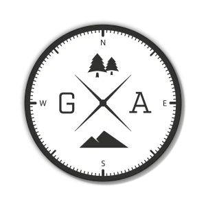 GA Compass Magnet