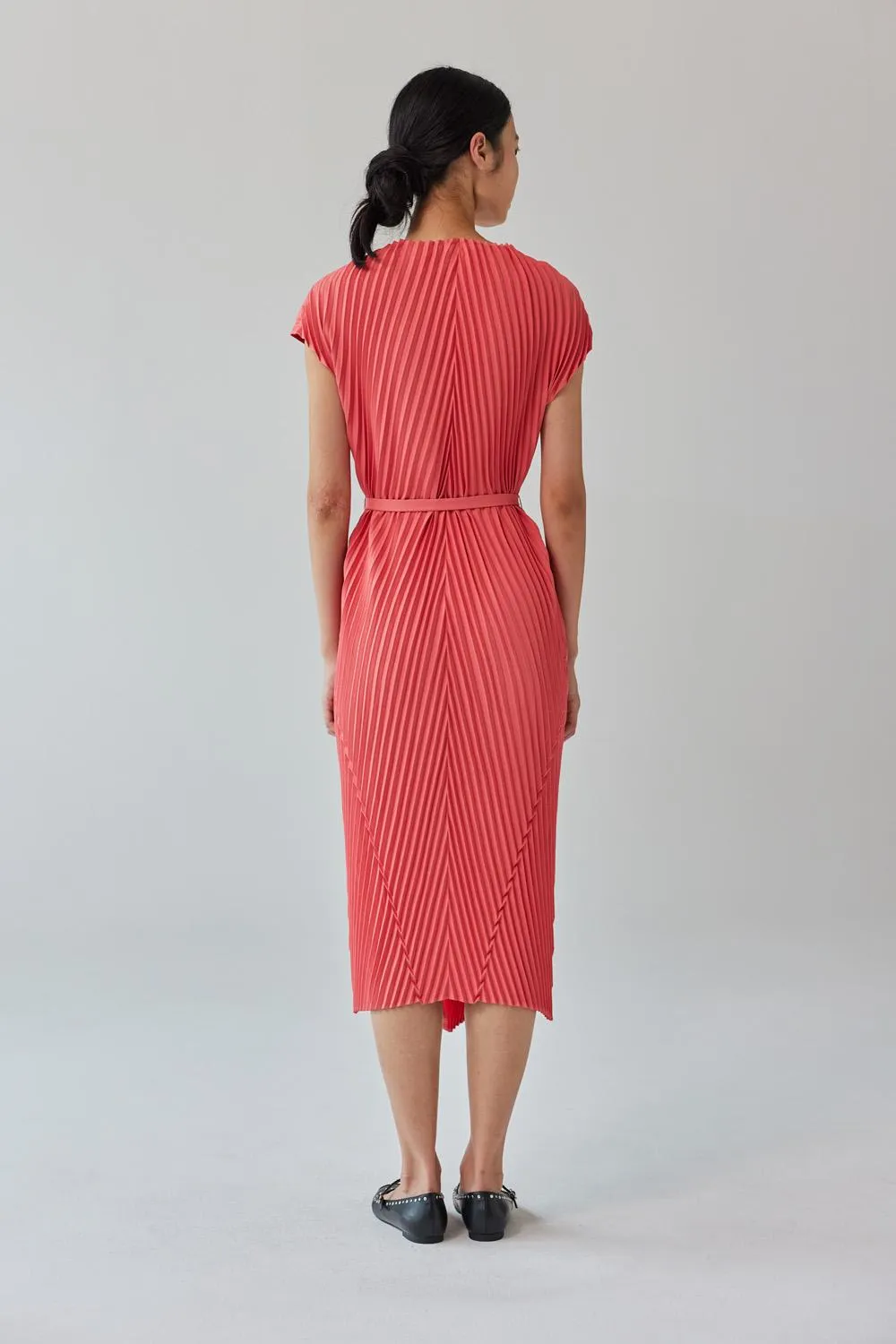 GIN LEE STUDIO | Ella Dress | Coral Red