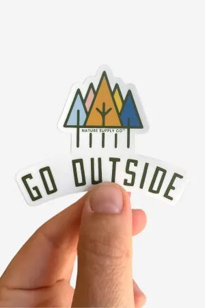 Go Outside Sticker