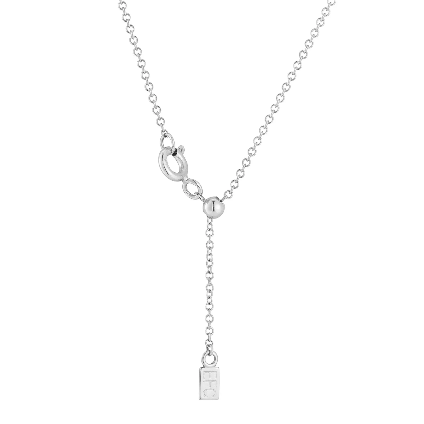 Gold Every Length Script Initial Chain Necklace