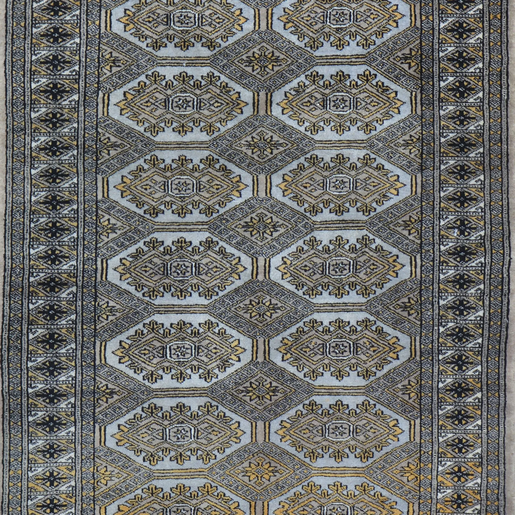 Hand-Knotted Tribal Bokhara Jaldar Handmade 100% Wool Rug (Size 3.2 X 5.0) Cwral-10515