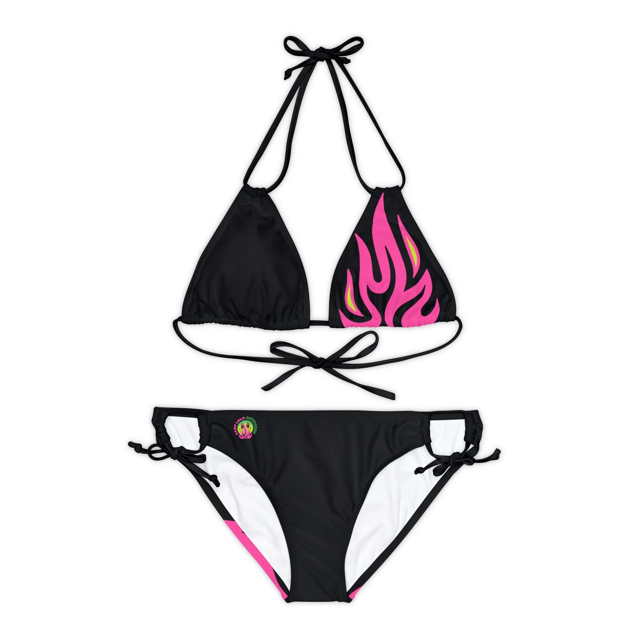 Happy Camper Strappy Bikini Set