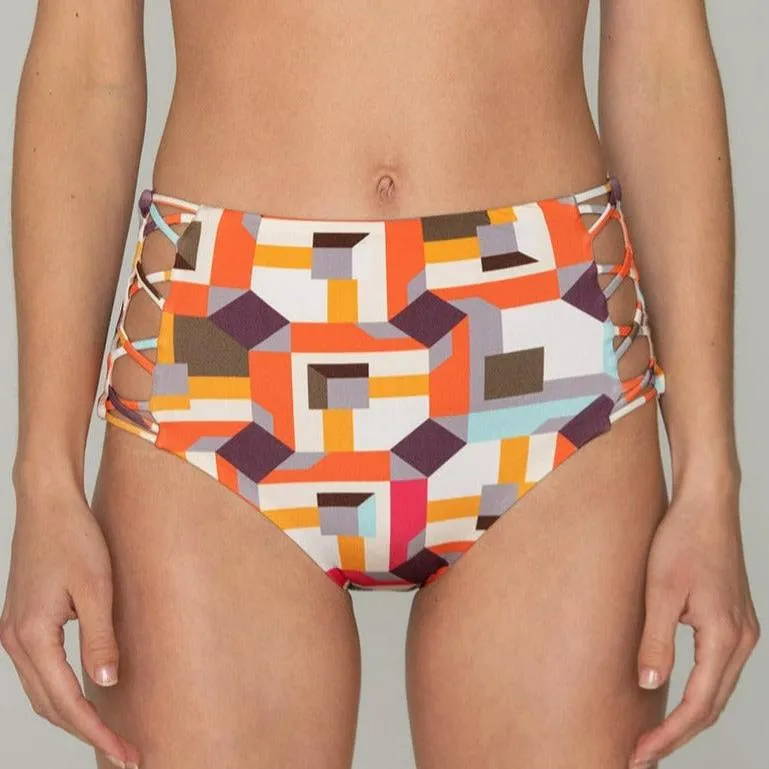 Highwaisted Bikini Bottom - CUBES