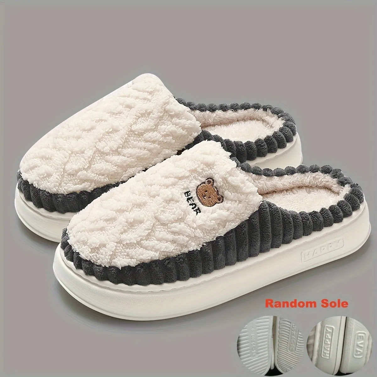 HugMe -  Fleece Bear Slippers