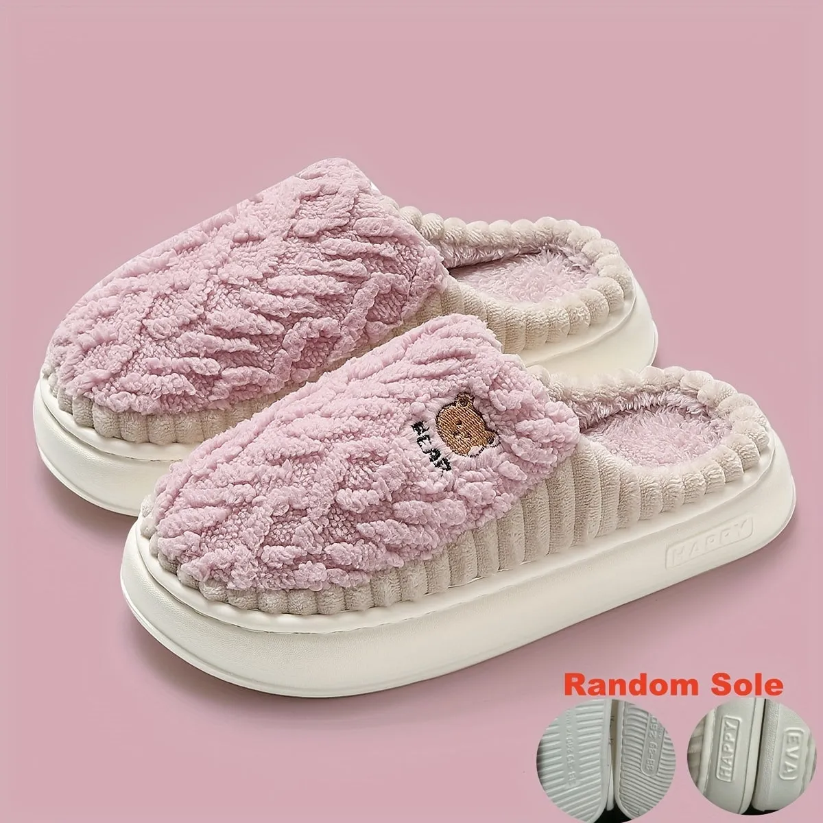 HugMe -  Fleece Bear Slippers