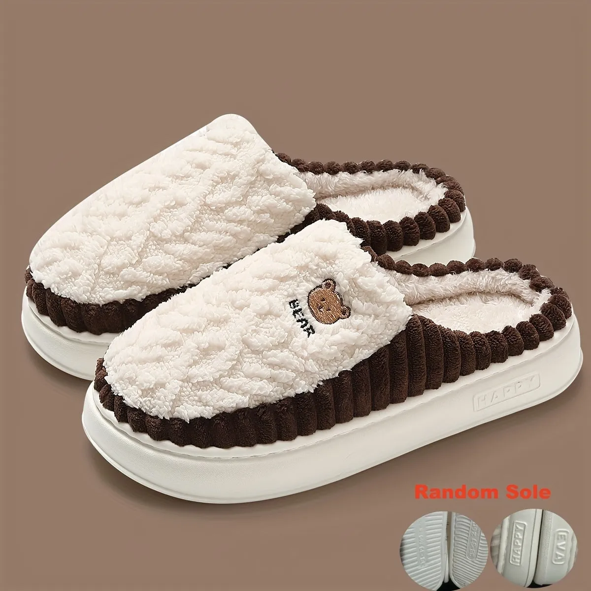 HugMe -  Fleece Bear Slippers