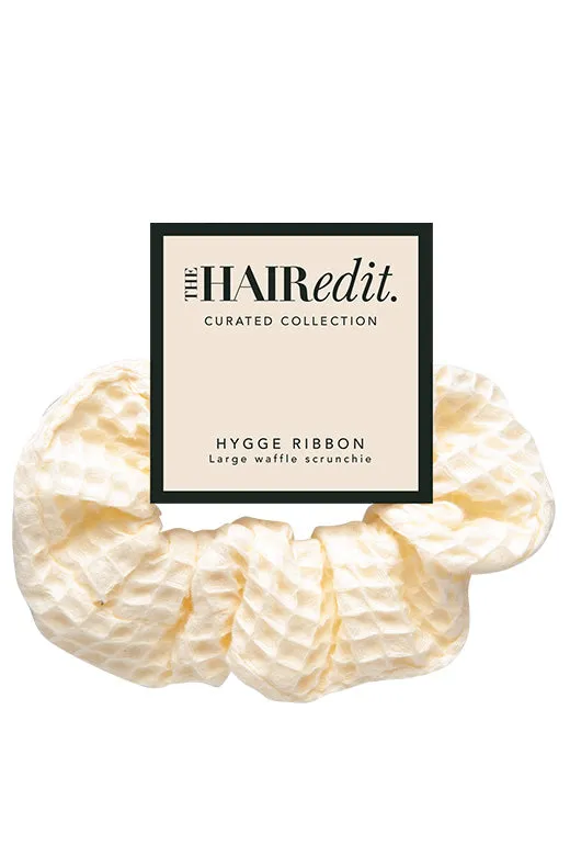 Hygge Ribbon Waffle Scrunchie
