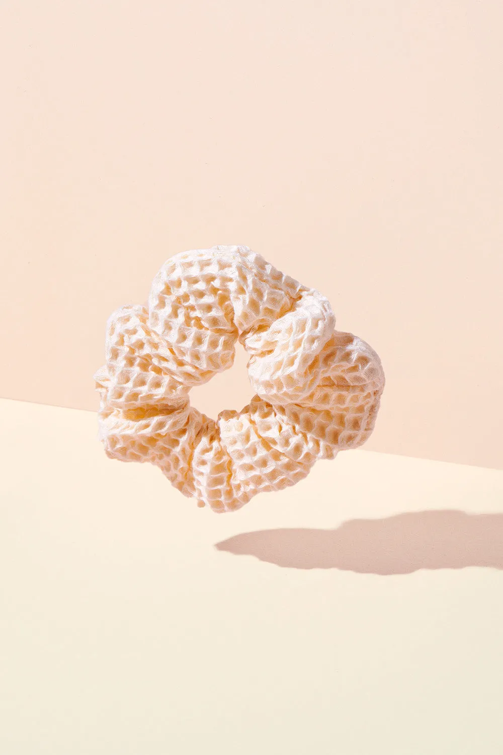 Hygge Ribbon Waffle Scrunchie
