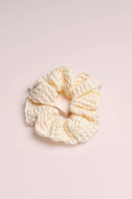 Hygge Ribbon Waffle Scrunchie