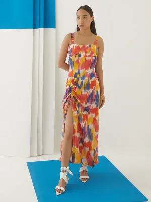 Ikat Strappy Dress