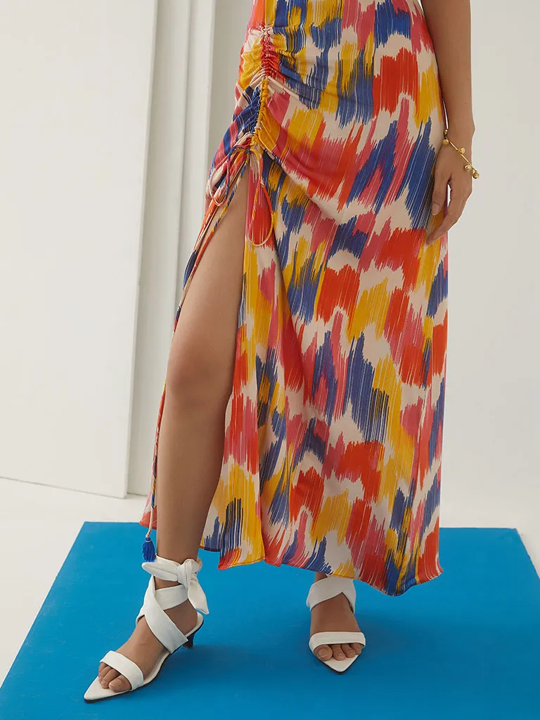 Ikat Strappy Dress