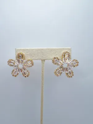 Intricate Flower Stud Earring