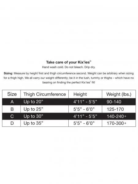 Jackie Ballet-Style Thigh High - Black -