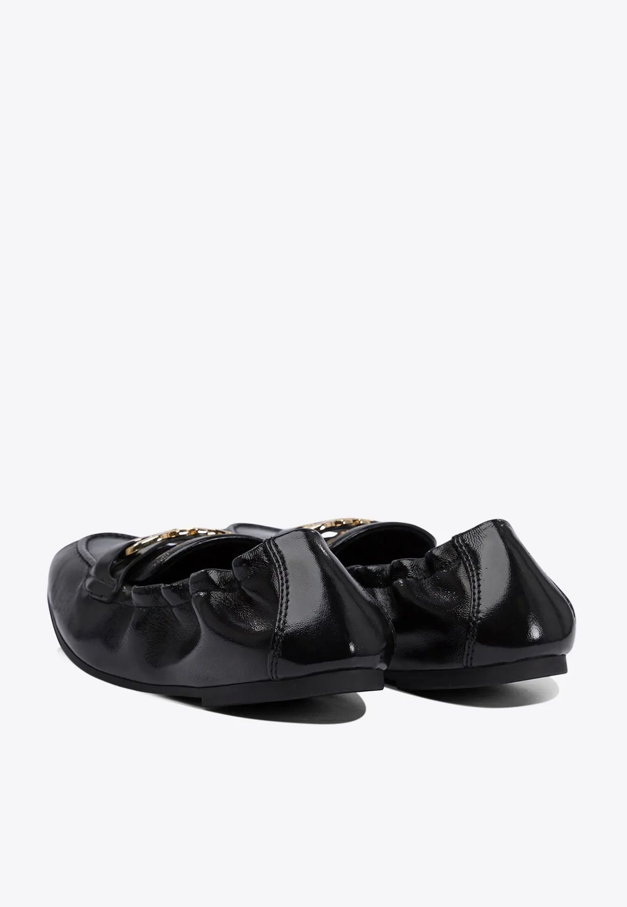 Jodie Elasticated Loafers in Leather