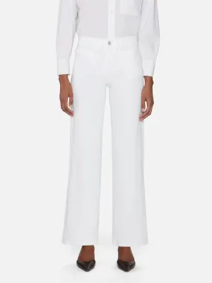 Le Slim Palazzo Modernist Pocket White