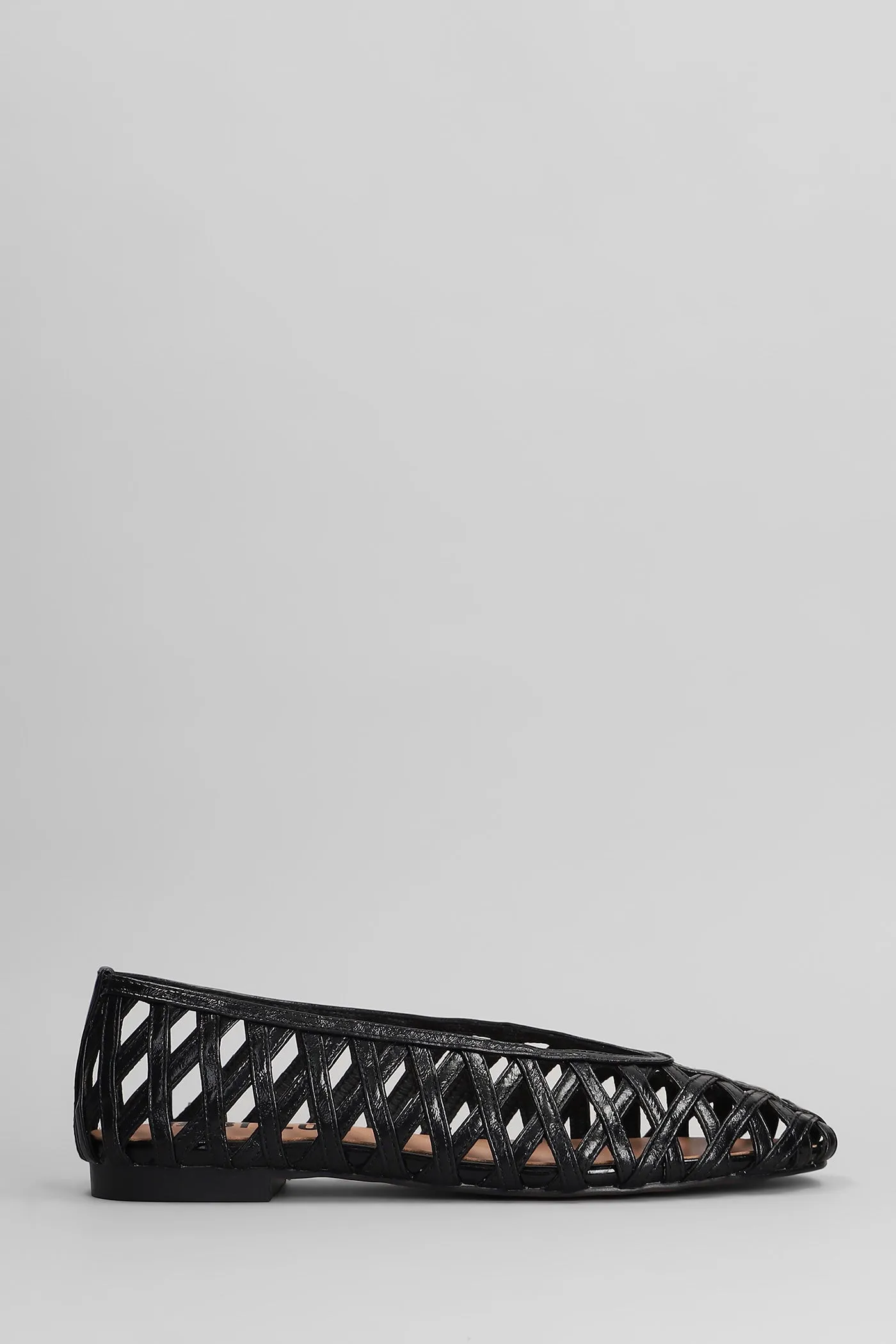 Liala Flat Ballet flats in black leather