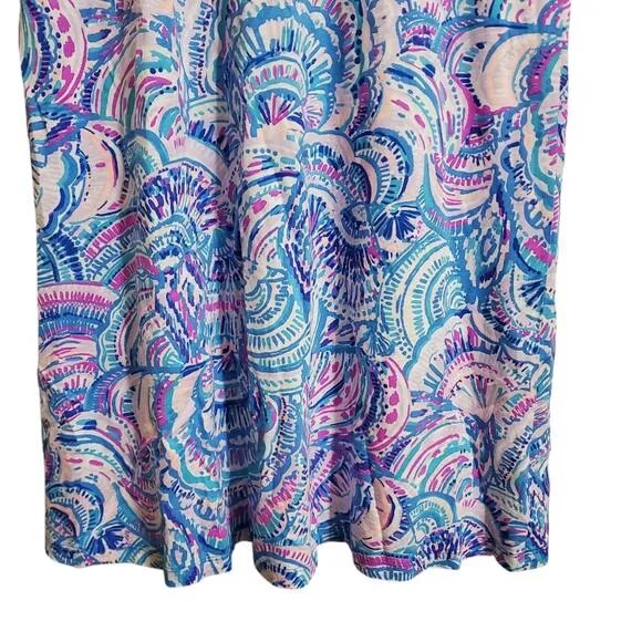 Lilly Pulitzer Billie Pima Cotton Ruffle Halter Dress Size Small
