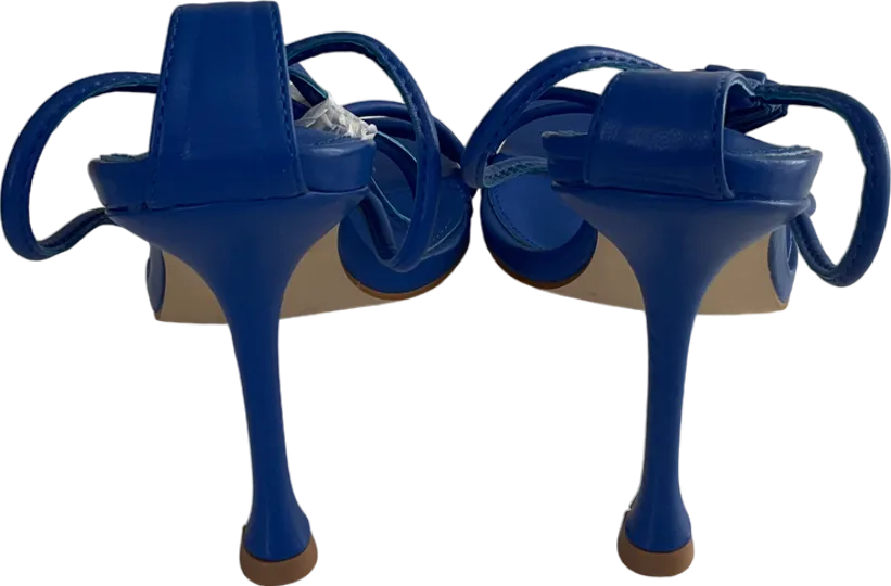 lts Blue Strappy Asymmetrical Heel UK 9 EU 42 👠