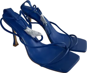 lts Blue Strappy Asymmetrical Heel UK 9 EU 42 👠