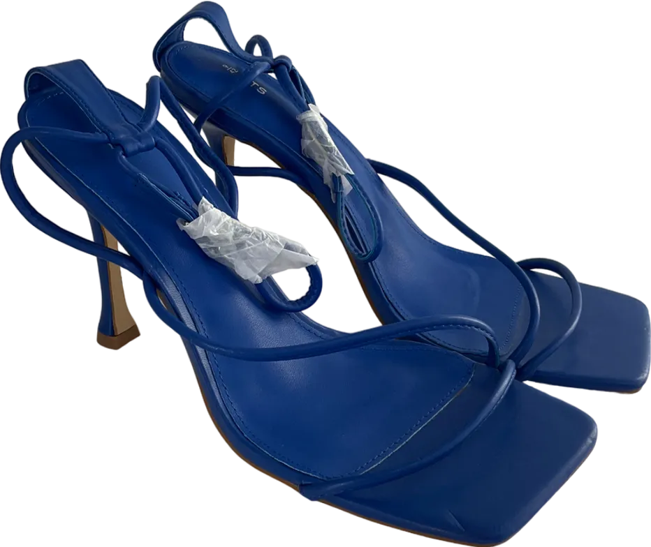 lts Blue Strappy Asymmetrical Heel UK 9 EU 42 👠