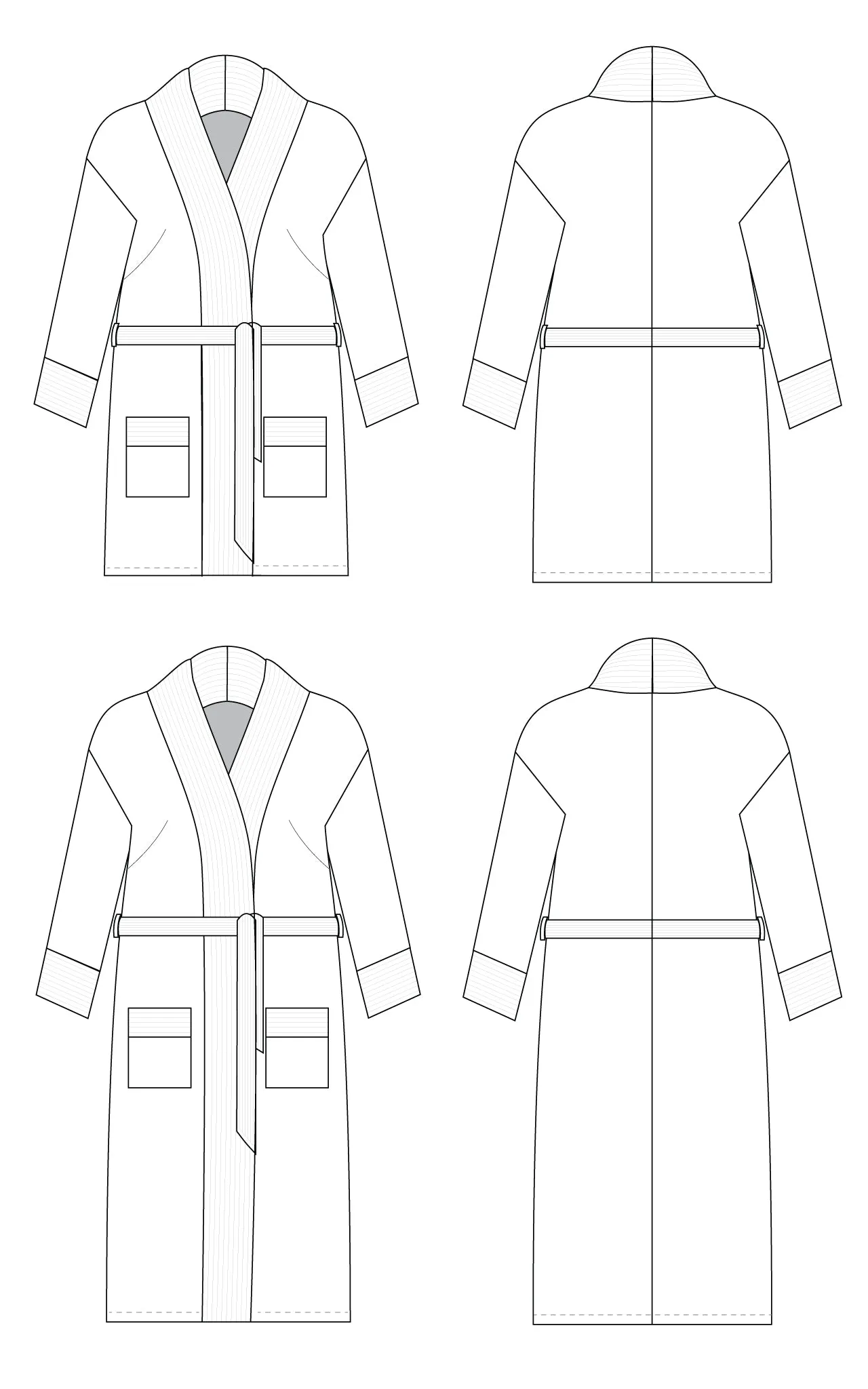 Lygon Robe PDF pattern