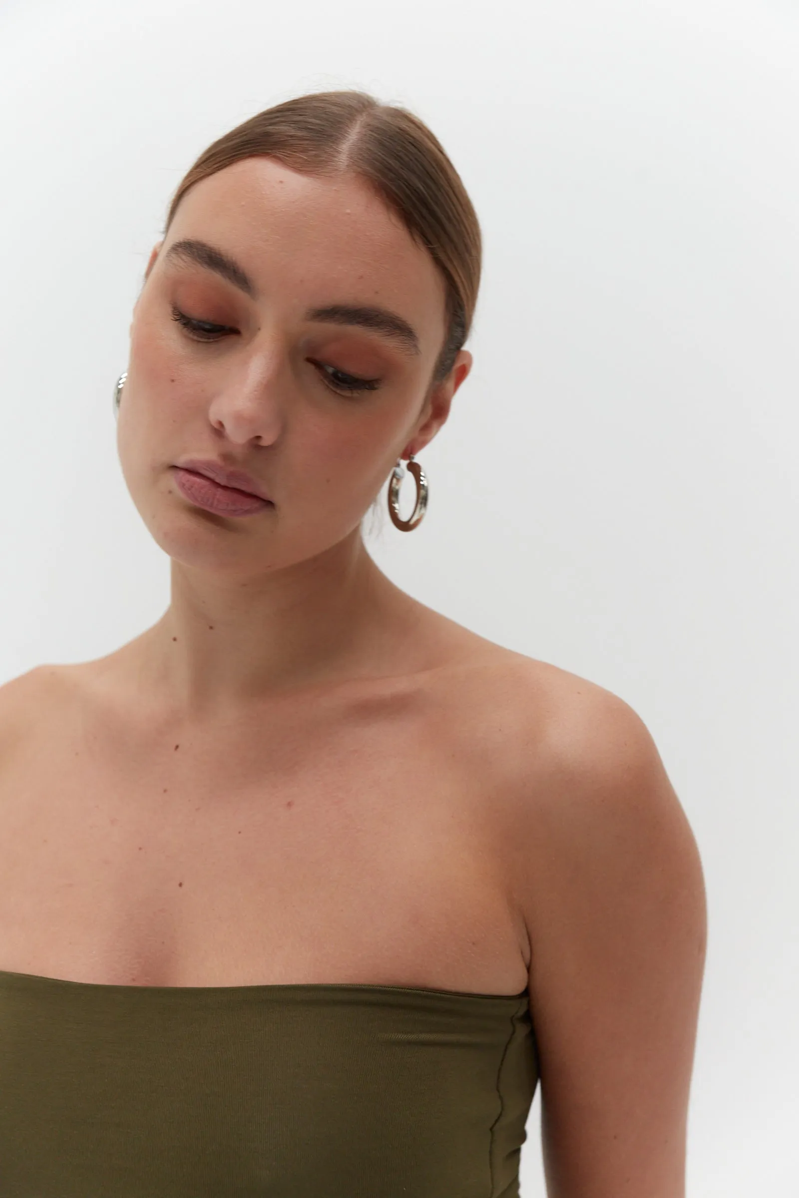 Medium Hoop Earrings - Silver