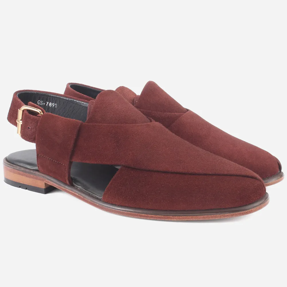 Men "JAVIX" Leather Handcrafted Peshawari Sandals