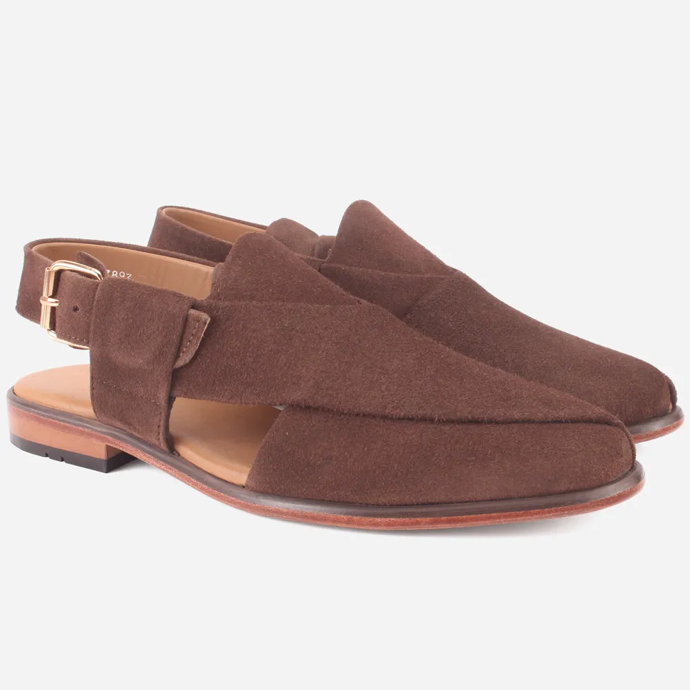 Men "JAVIX" Leather Handcrafted Peshawari Sandals
