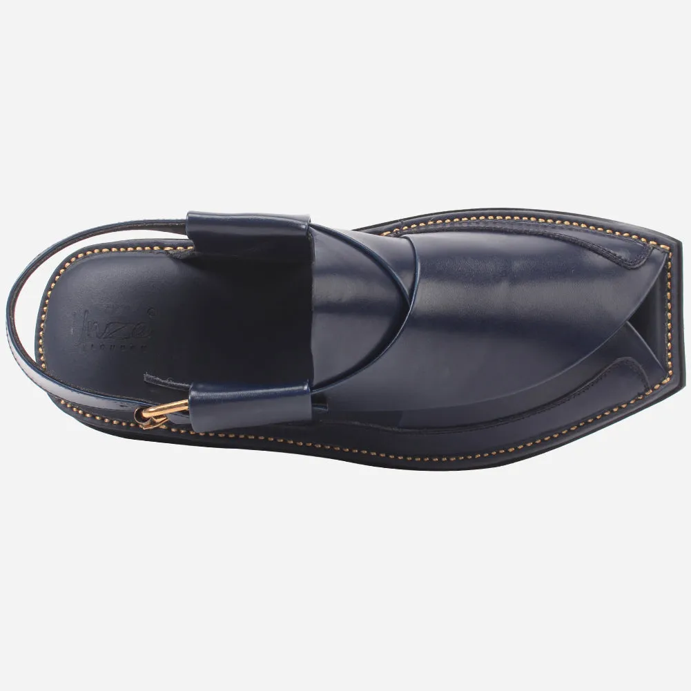 Mens "FARID" Leather Buckled Peshawari Sandals