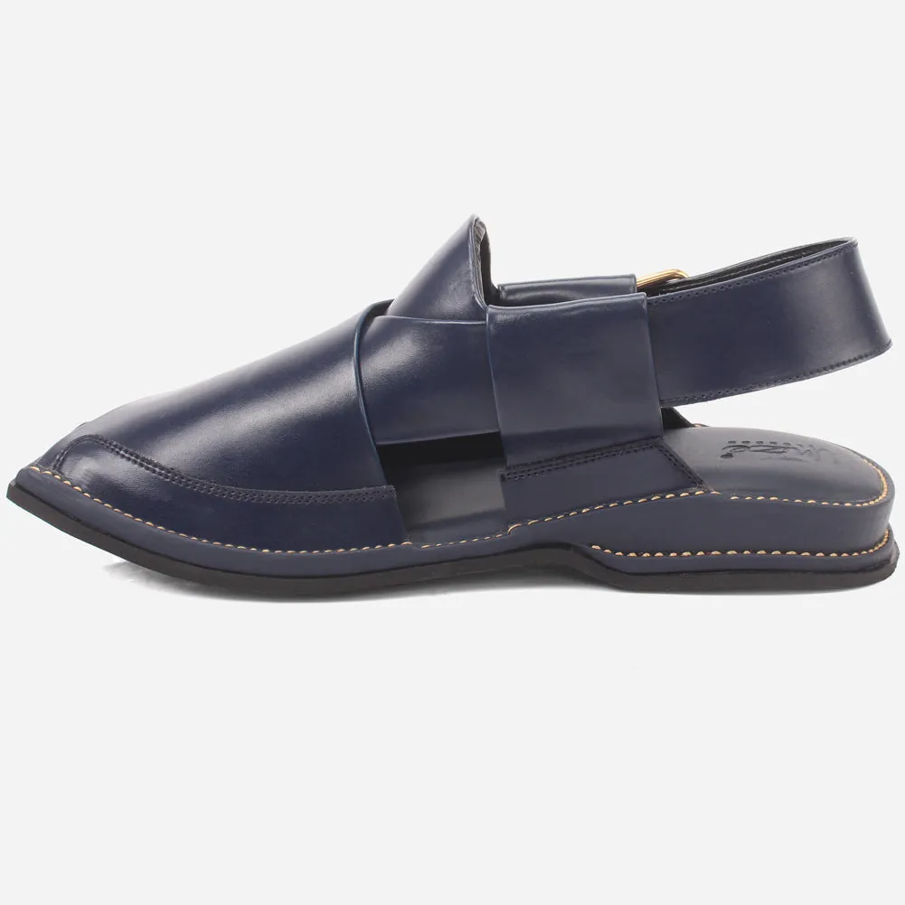Mens "FARID" Leather Buckled Peshawari Sandals