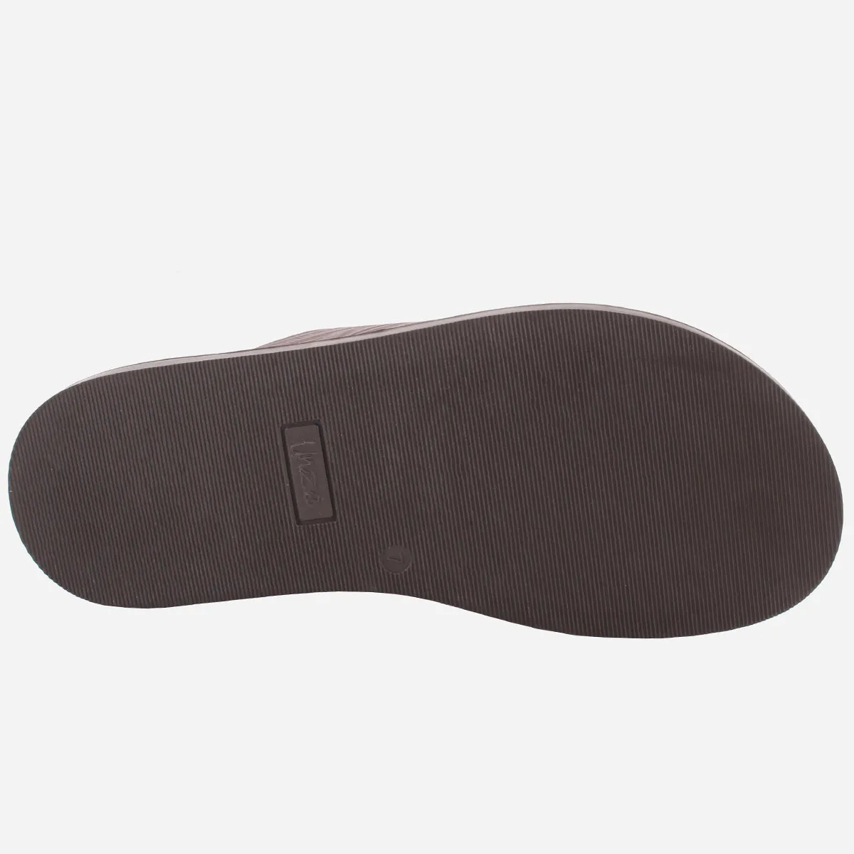 Mens "SENUK" Crossover Strappy Leather Slippers