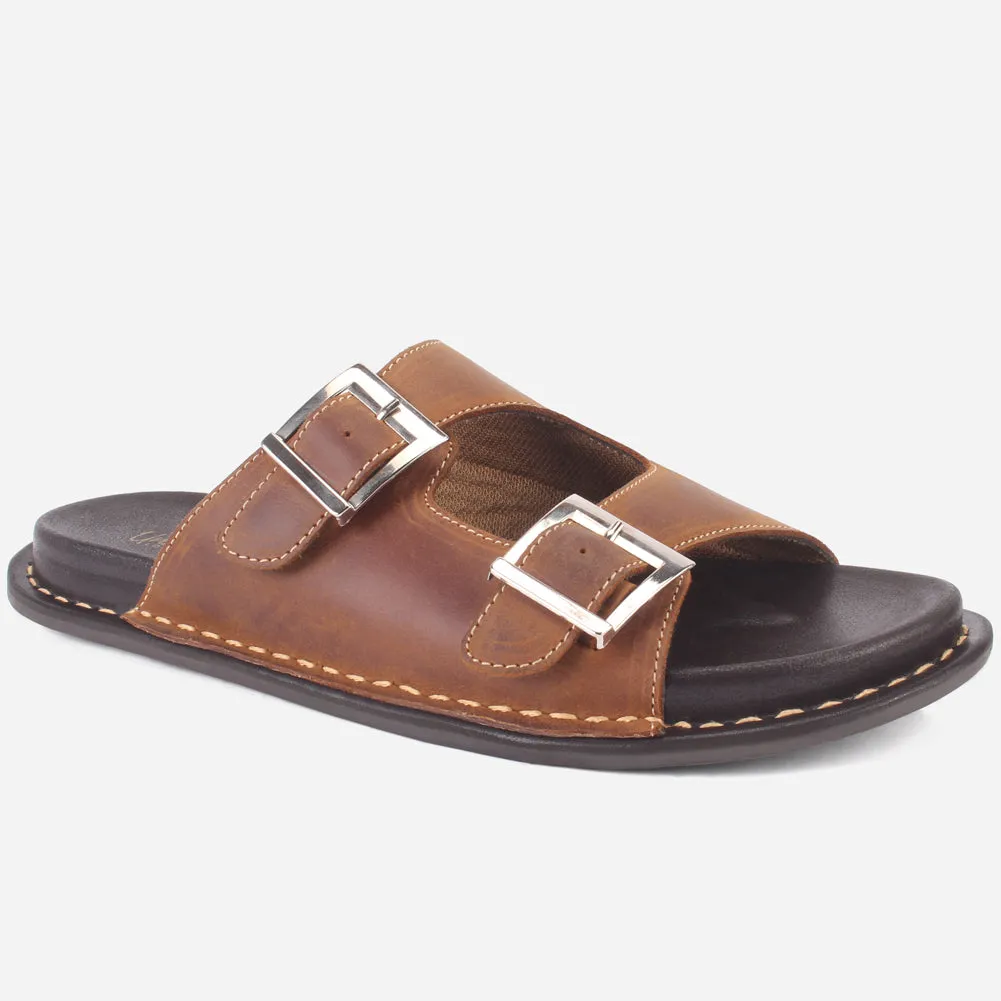 Men's "VIONIC" Open Toe Summer Flat Slippers