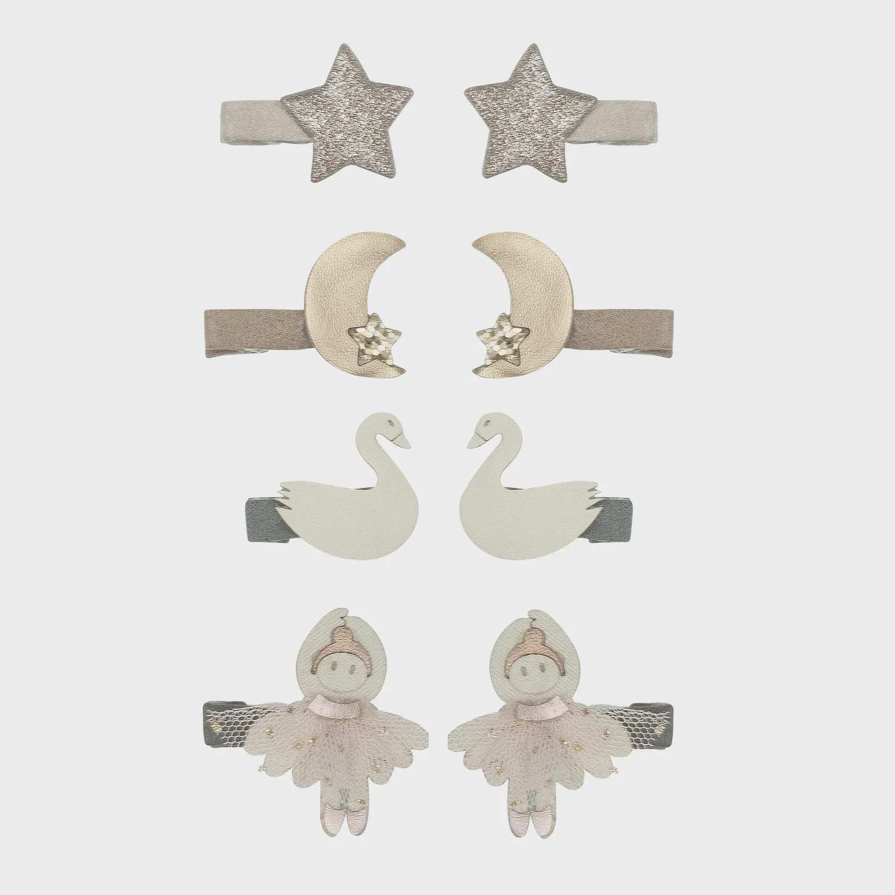 Mimi & Lula - Swanlake Mini Clips - 8 Pack