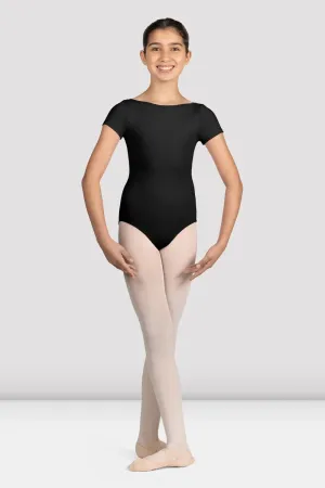 Mirella Glow V Cap Sleeve leotard Leotard - Girls