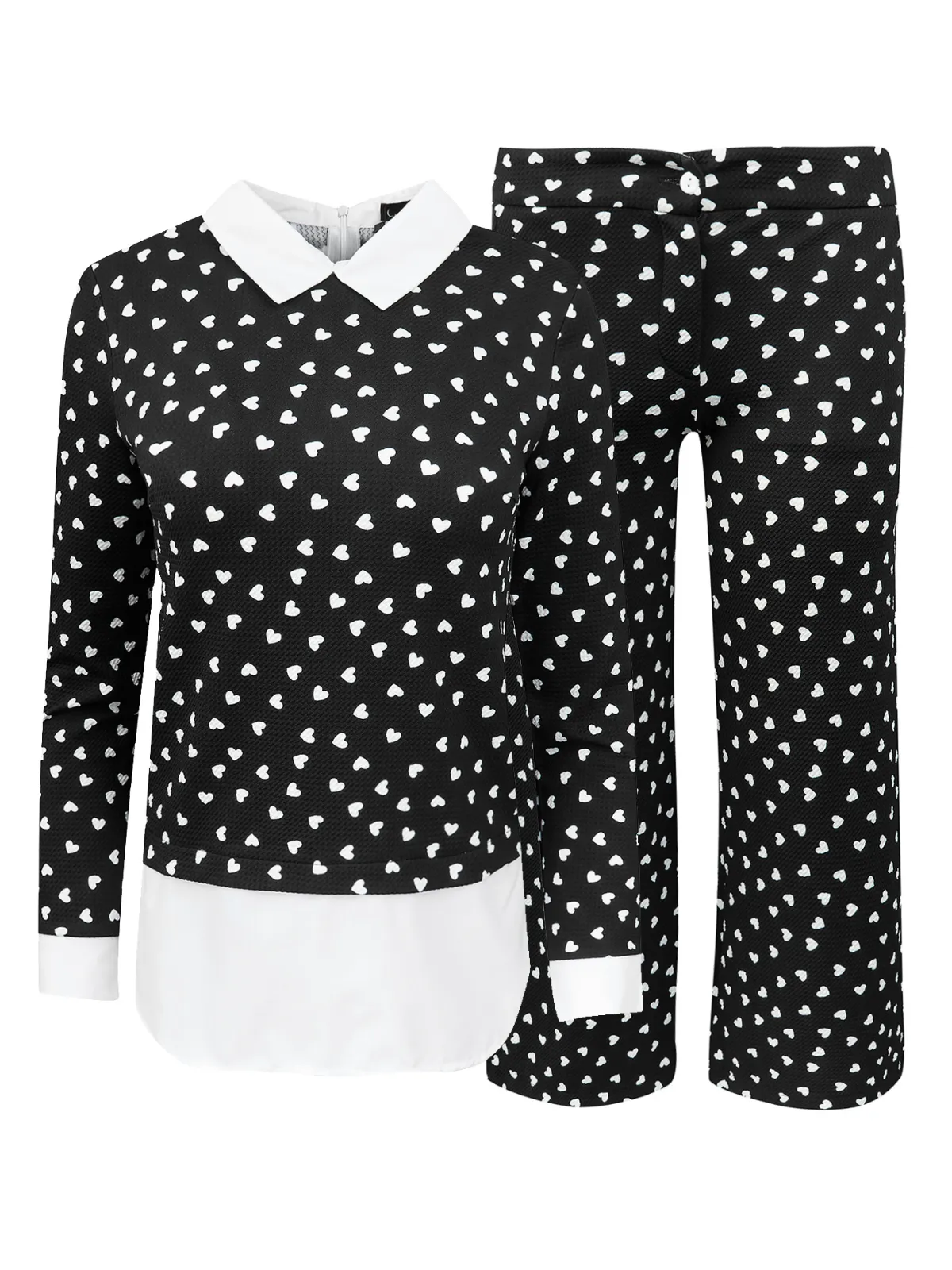 Mommy & Me Heart Chic Dressy Pants Set by Kids Couture