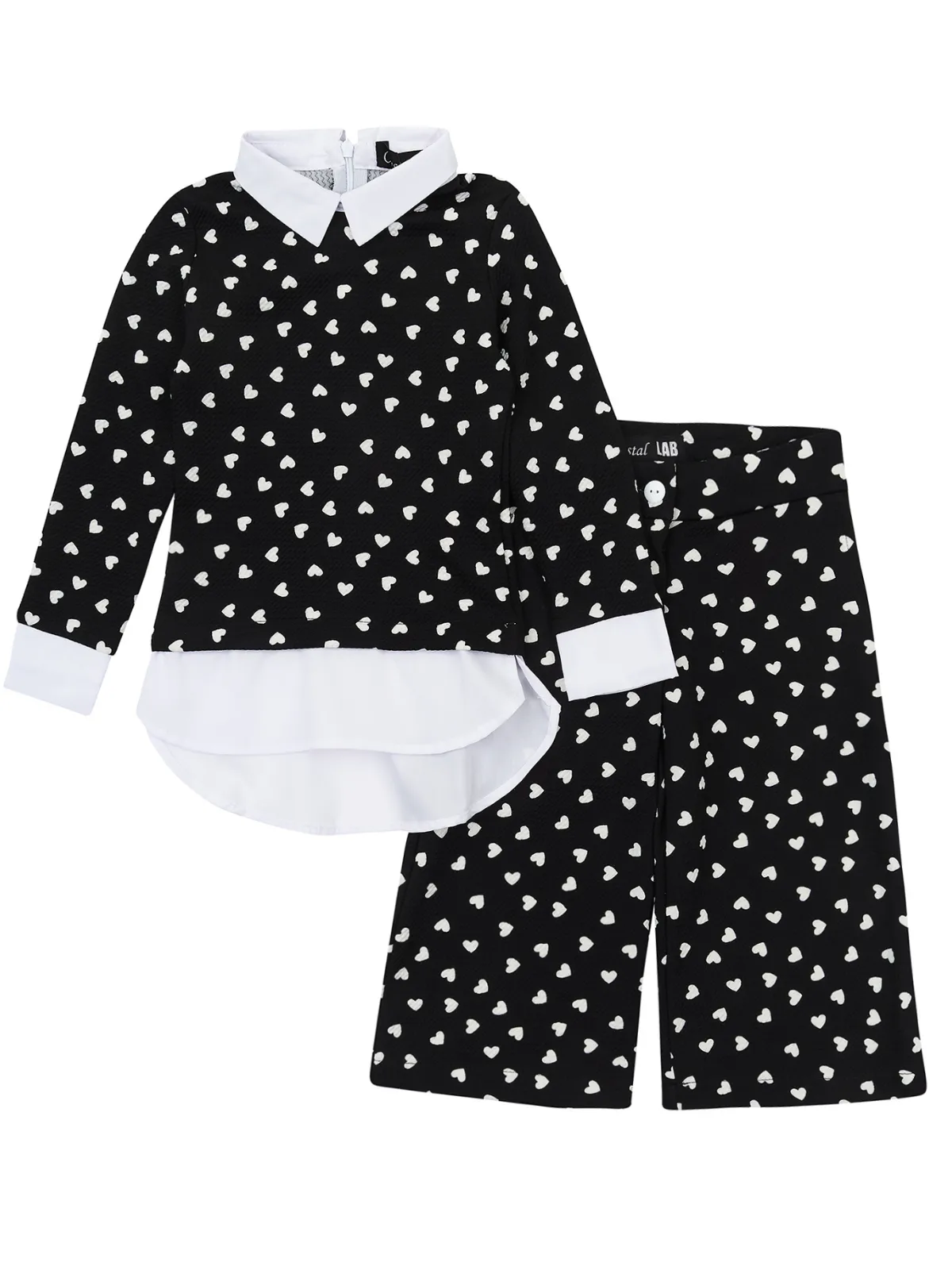 Mommy & Me Heart Chic Dressy Pants Set by Kids Couture