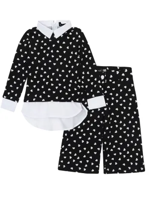 Mommy & Me Heart Chic Dressy Pants Set by Kids Couture