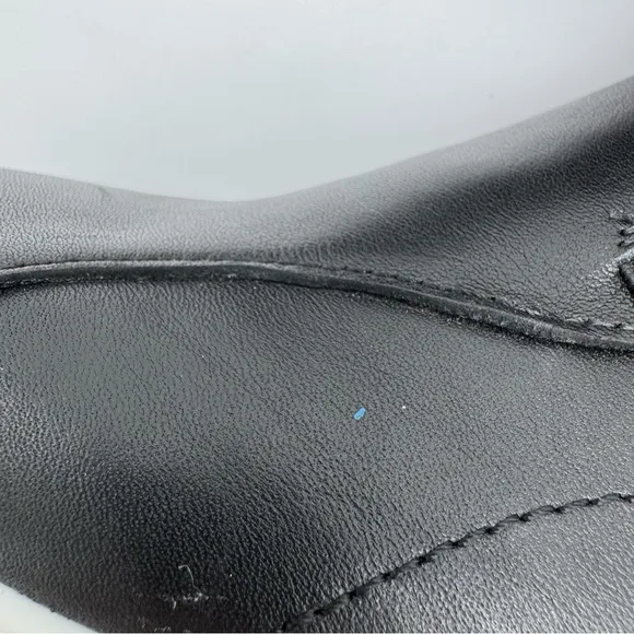 Munro Laurel Black Leather Slip On Sneaker Size 7.5 N